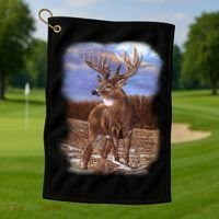 Super Freak Buck Golf Towel thumb 1