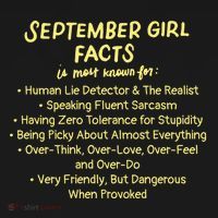 September Facts Birthday Funny Gift Born In September Virgo Gift Bucket Hat thumb 4