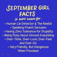 September Facts Birthday Funny Gift Born In September Virgo Gift Women's Tank Top thumb 5