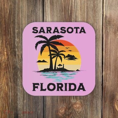 Sarasota Florida Beach Summer Vacation Coaster