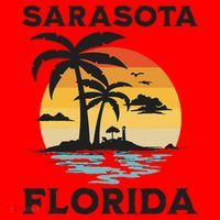 Sarasota Florida Beach Summer Vacation Santa Hat thumb 1