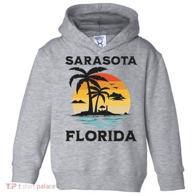 Sarasota Florida Beach Summer Vacation Toddler Hoodie