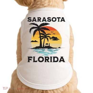 Sarasota Florida Beach Summer Vacation Doggie Tank