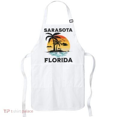 Sarasota Florida Beach Summer Vacation Apron