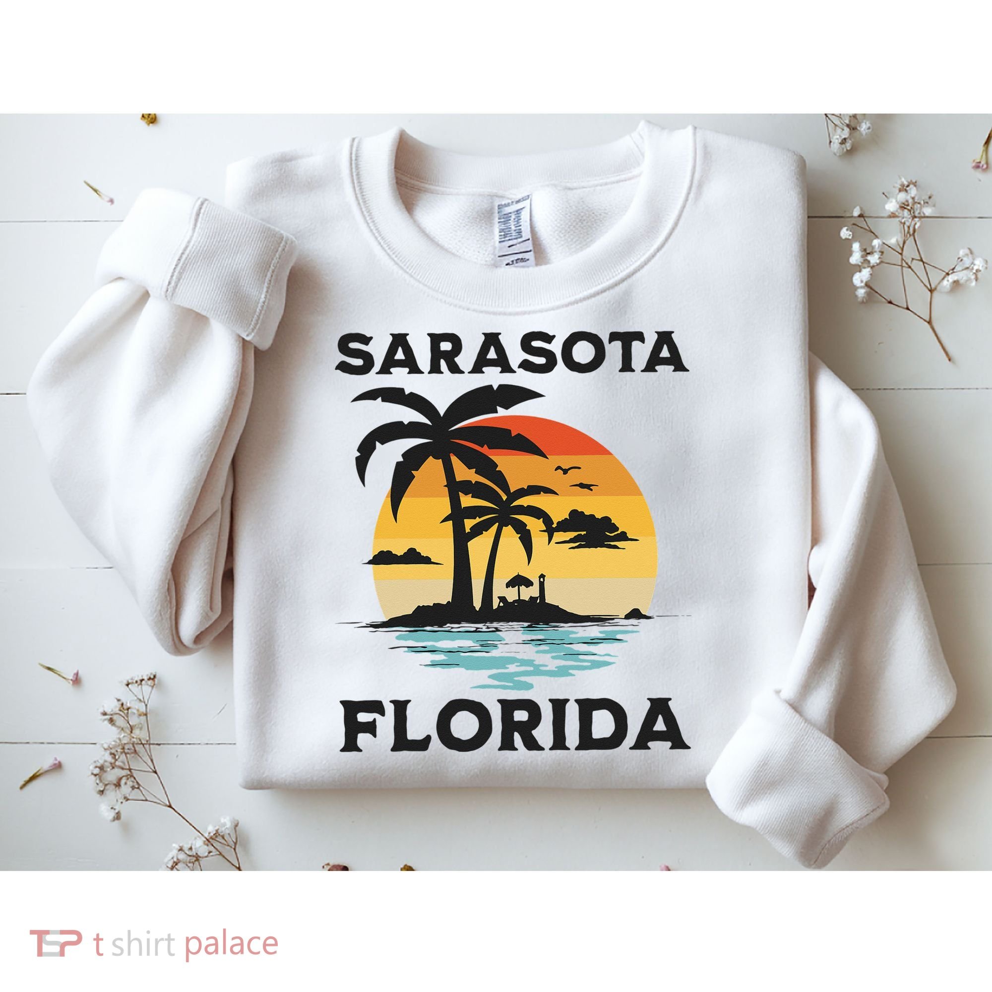 Sarasota Florida Beach Summer Vacation Sweatshirt