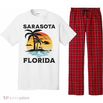 Sarasota Florida Beach Summer Vacation Pajama Set