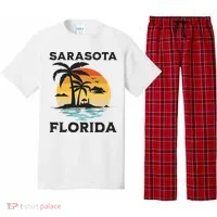 Sarasota Florida Beach Summer Vacation Pajama Set thumb 0
