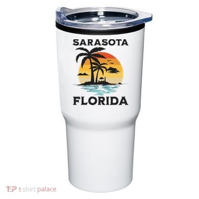 Sarasota Florida Beach Summer Vacation Tumbler