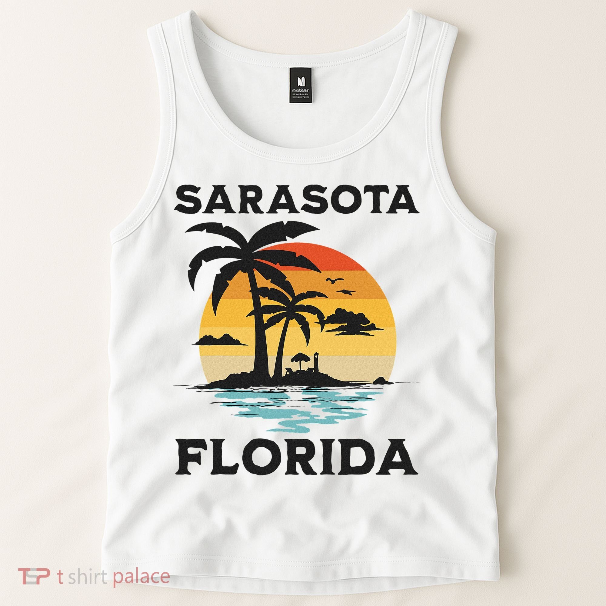 Sarasota Florida Beach Summer Vacation Tank Top