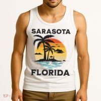 Sarasota Florida Beach Summer Vacation Tank Top thumb 3