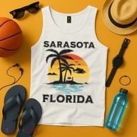 Sarasota Florida Beach Summer Vacation Tank Top thumb 4
