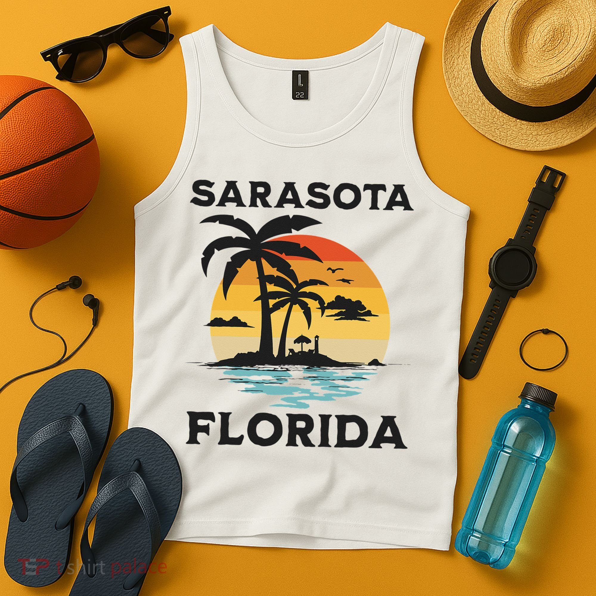 Sarasota Florida Beach Summer Vacation Tank Top
