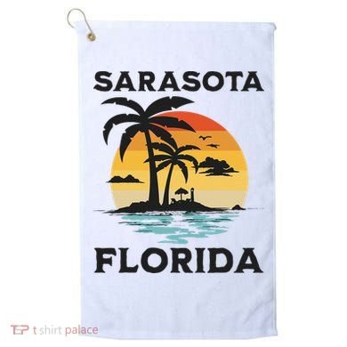 Sarasota Florida Beach Summer Vacation Golf Towel