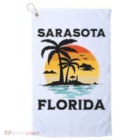 Sarasota Florida Beach Summer Vacation Golf Towel thumb 0