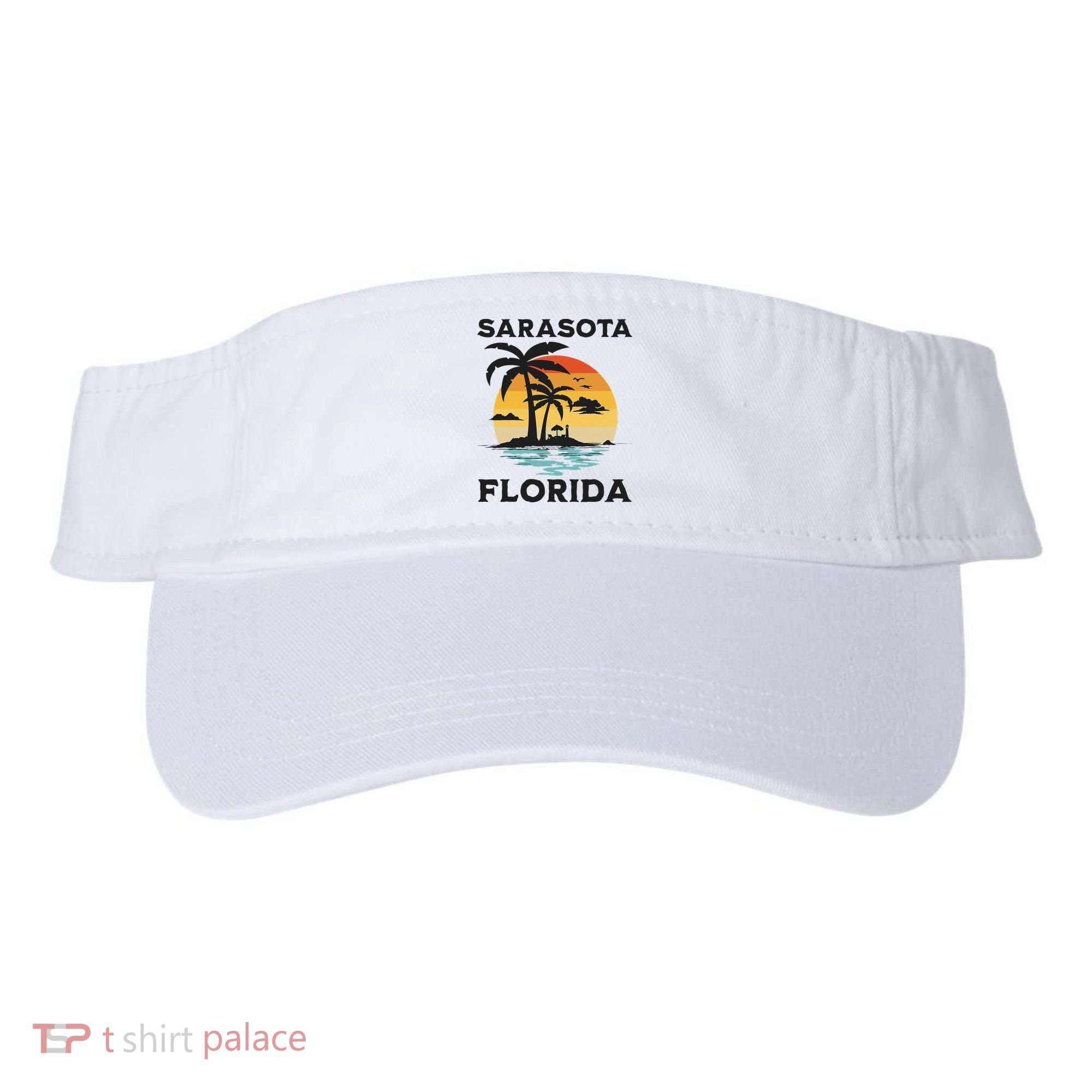 Sarasota Florida Beach Summer Vacation Visor