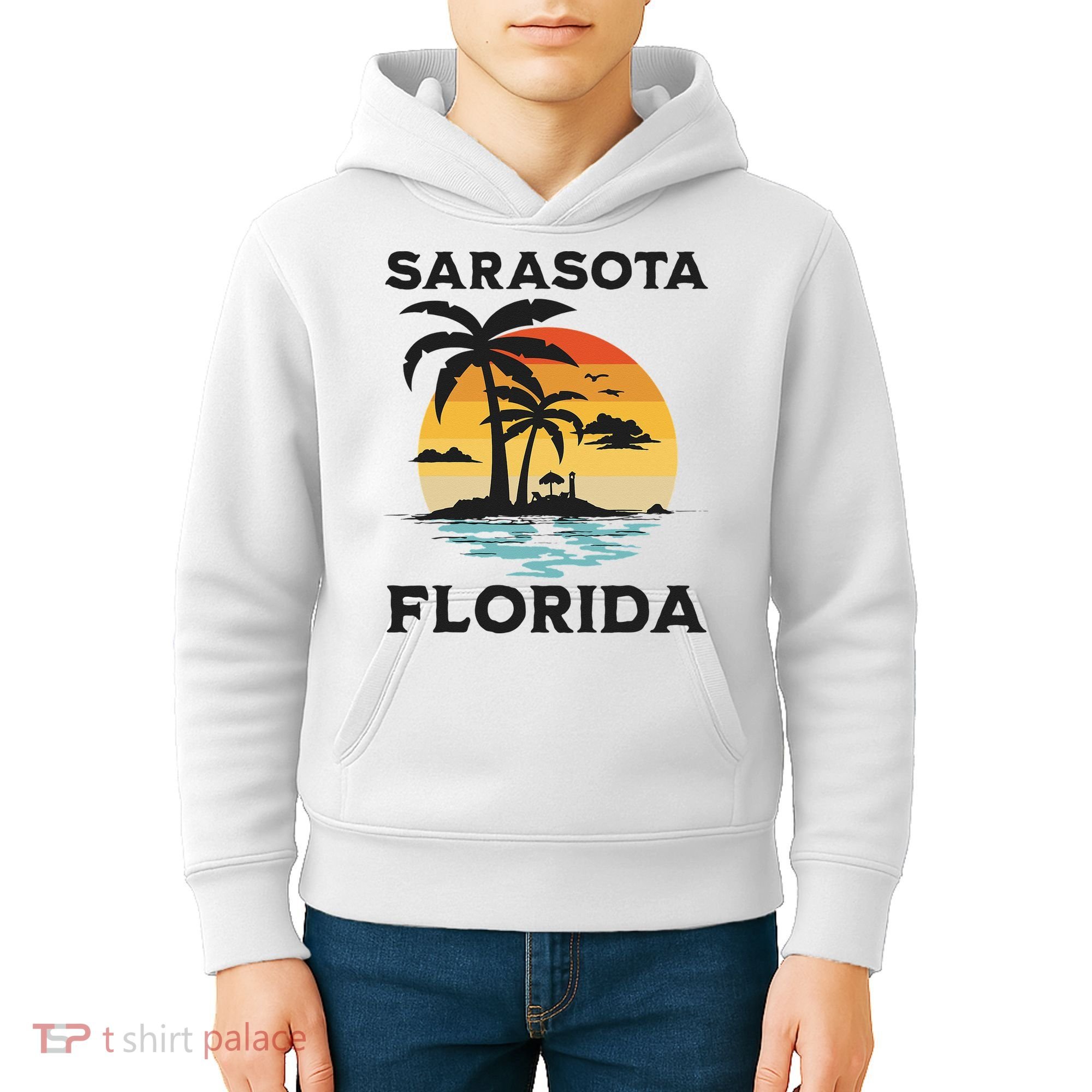 Sarasota Florida Beach Summer Vacation Kids Hoodie