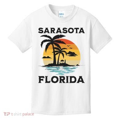 Sarasota Florida Beach Summer Vacation Kids T-Shirt