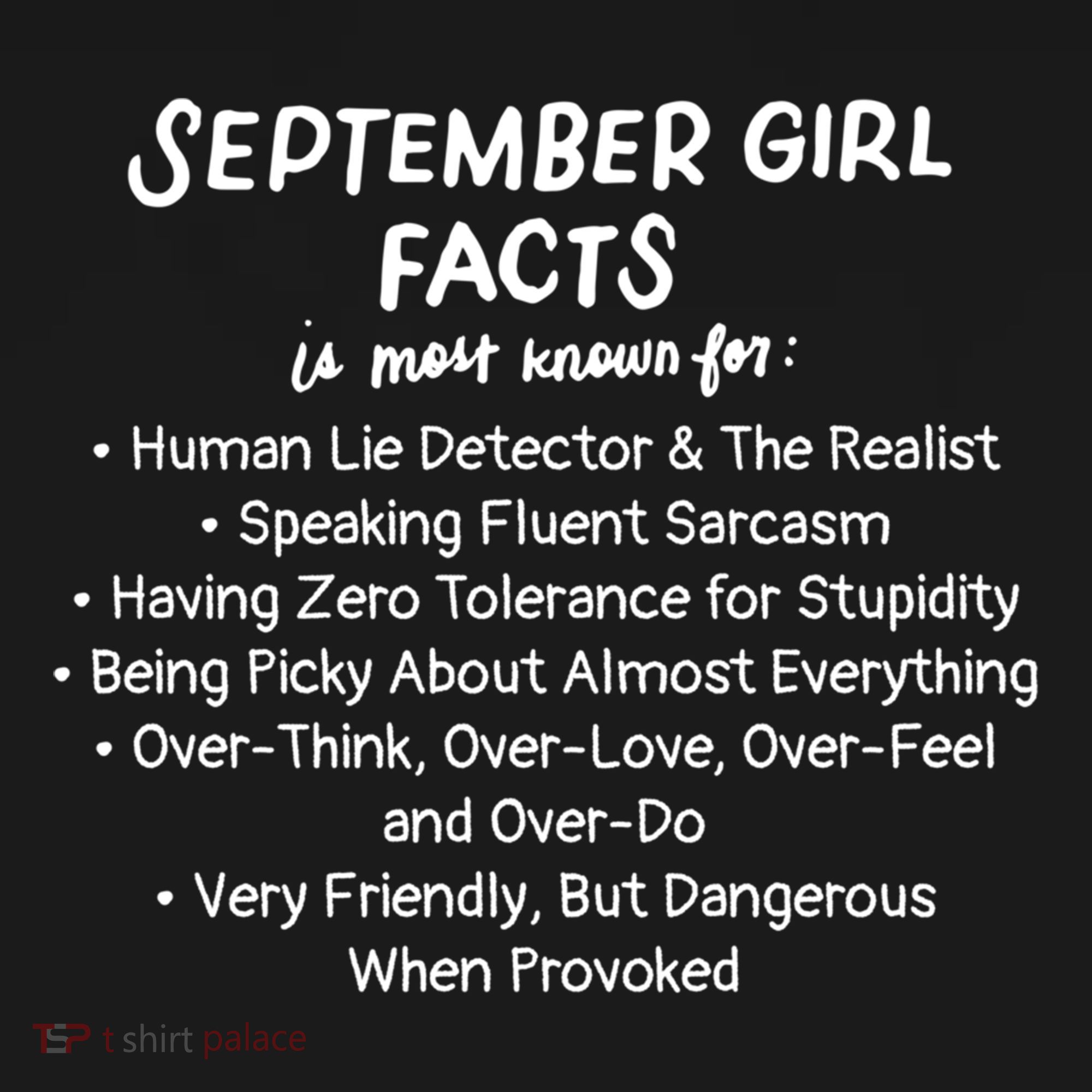 September Facts Birthday Funny Gift Born In September Virgo Great Gift Women's Hoodie