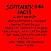 September Facts Birthday Funny Gift Born In September Virgo Great Gift Santa Hat thumb 1