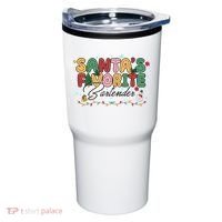 Santa Favorites Bartender Christmas Holiday Drinking Team Tumbler thumb 0
