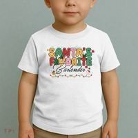 Santa Favorites Bartender Christmas Holiday Drinking Team Toddler T-Shirt thumb 2