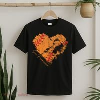 San Francisco Baseball Heart Distressed Vintage T-Shirt thumb 2