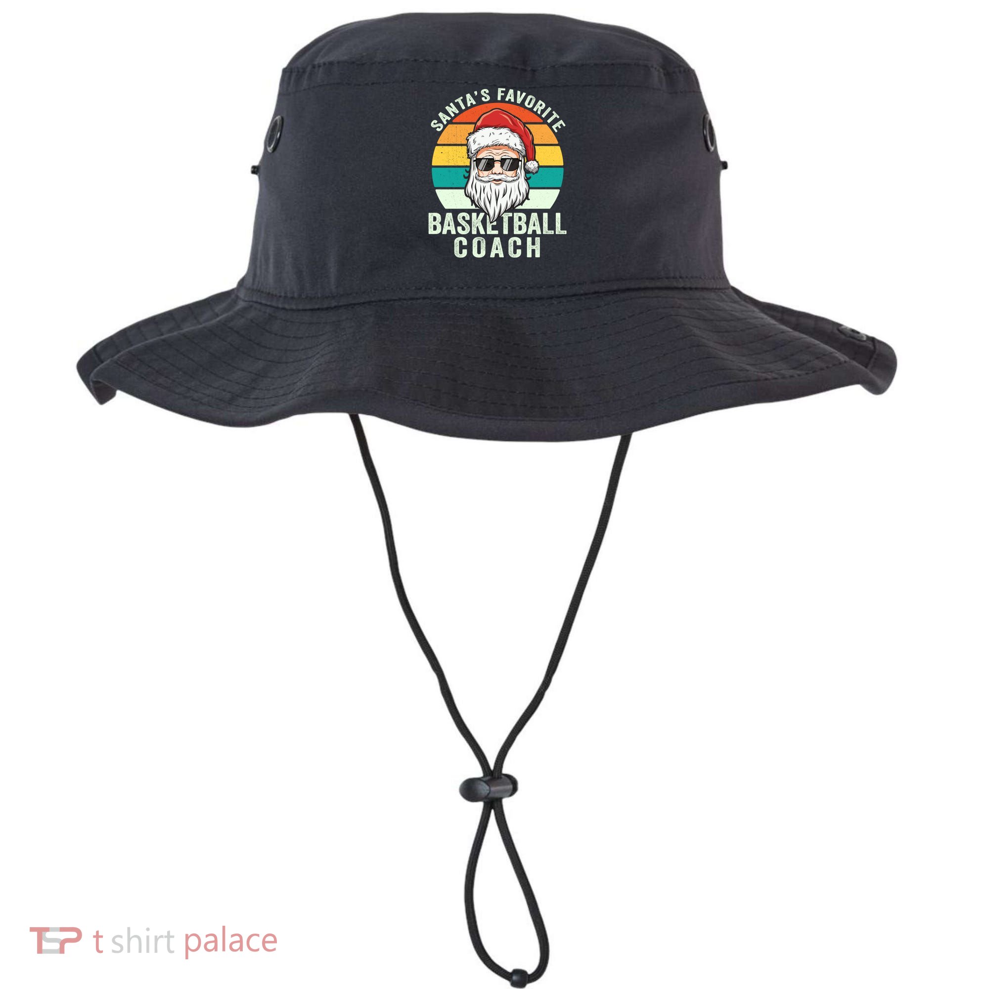 Santa's Favorite Basketball Coach Funny Christmas Basketball Gift Bucket Hat
