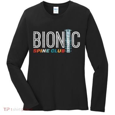 Spinal Fusion Back Spine Surgery Lumbar Recovery Women's Long Sleeve Shirt