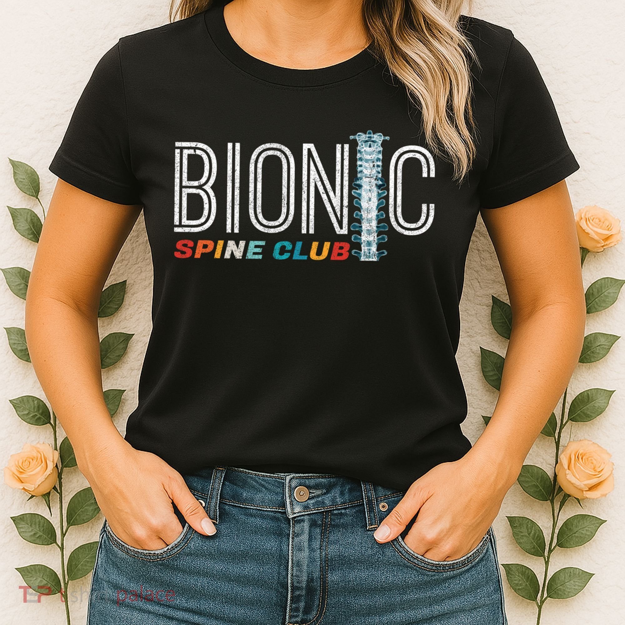 Spinal Fusion Back Spine Surgery Lumbar Recovery Women's T-Shirt