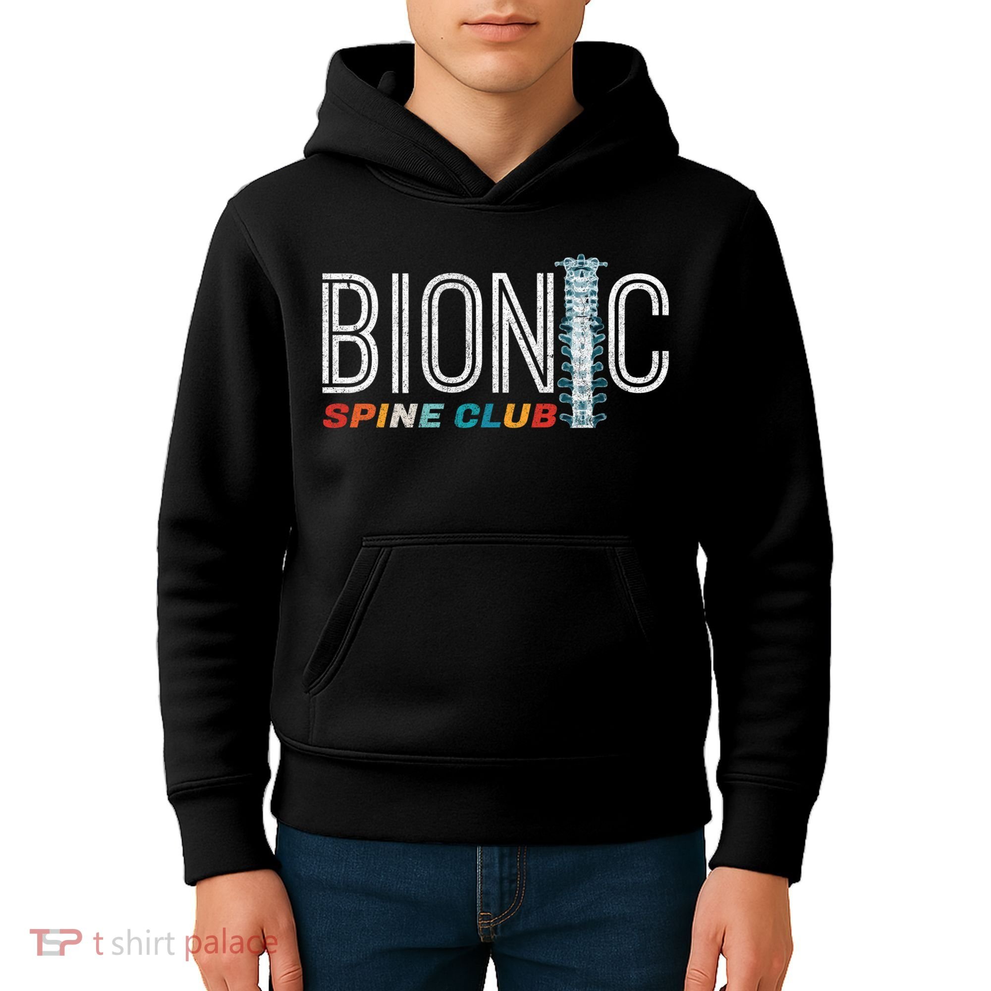 Spinal Fusion Back Spine Surgery Lumbar Recovery Kids Hoodie