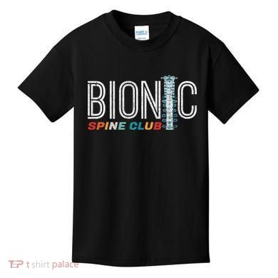 Spinal Fusion Back Spine Surgery Lumbar Recovery Kids T-Shirt