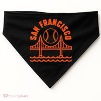 San Francisco Baseball SF California USA-Made Doggie Bandana thumb 0