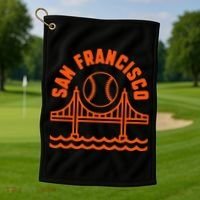 San Francisco Baseball SF California Golf Towel thumb 1