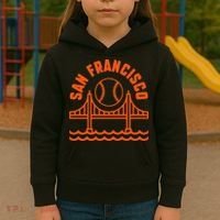 San Francisco Baseball SF California Kids Hoodie thumb 3