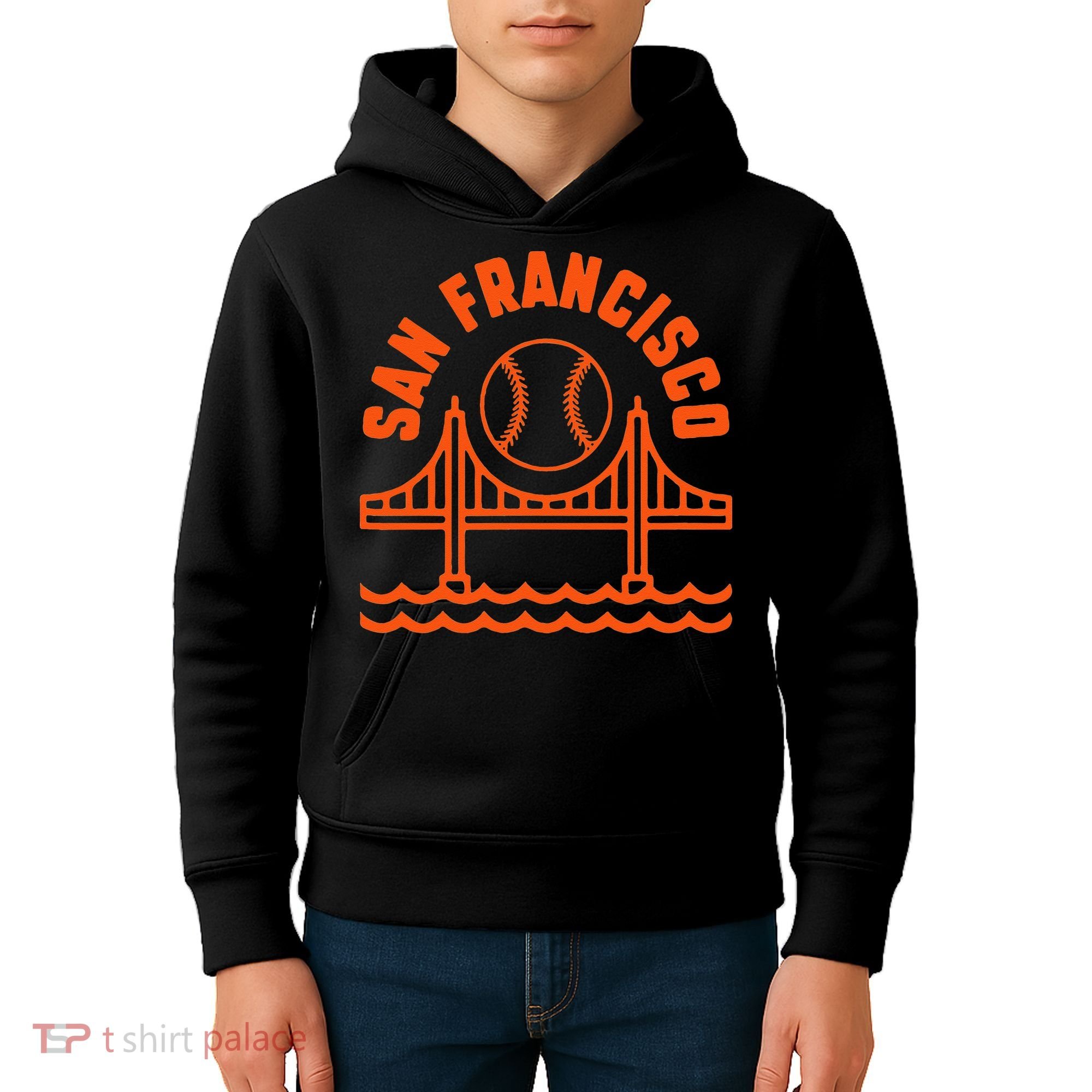 San Francisco Baseball SF California Kids Hoodie