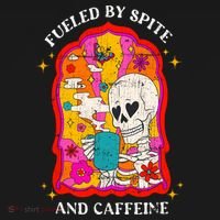 Skeleton Fueled By Spite And Caffeine Visor thumb 3