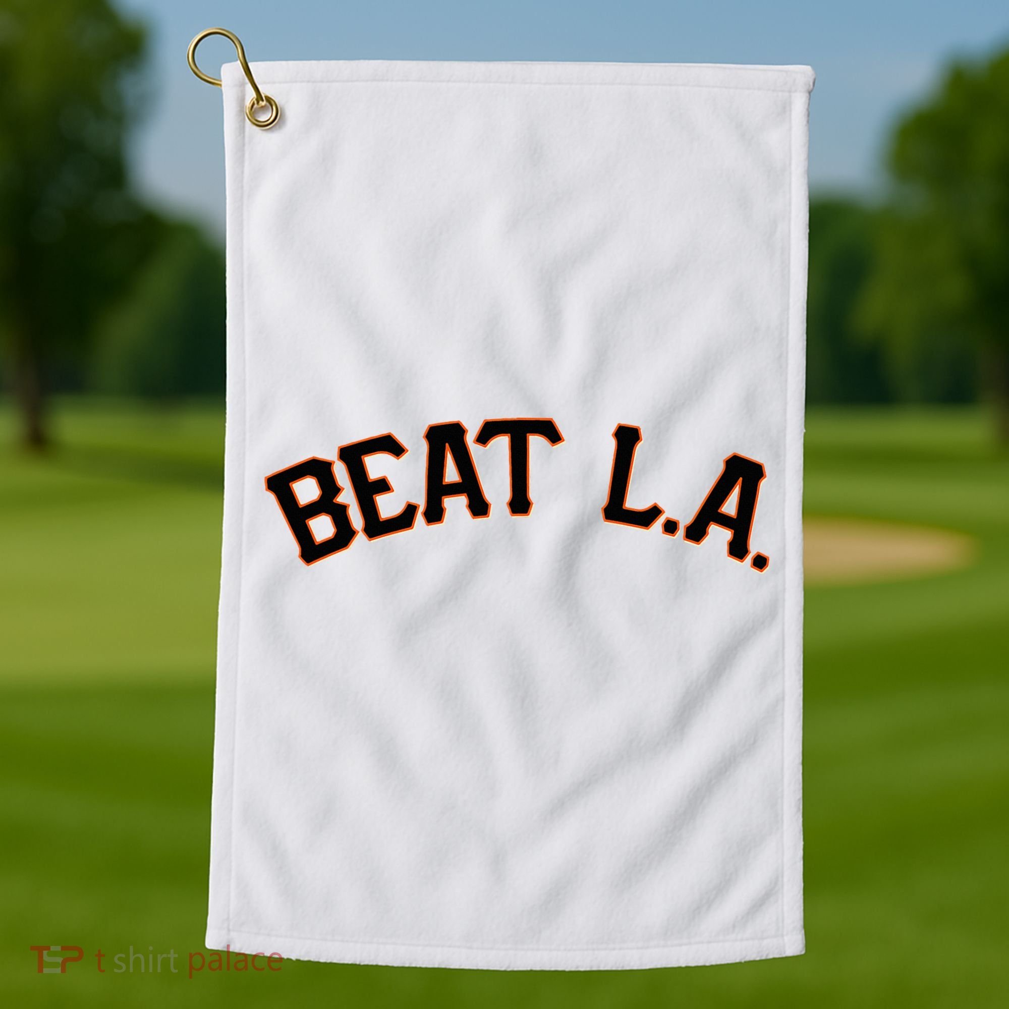 San Francisco Beat L.A. Golf Towel