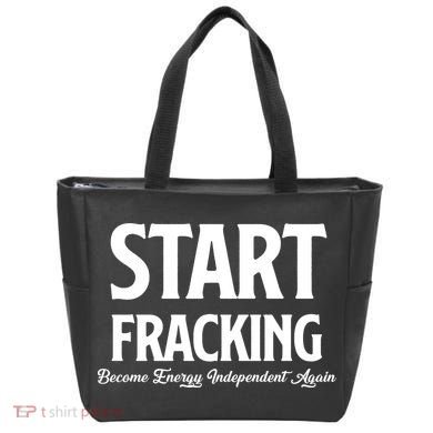 Start Fracking Become Energy Independent Again Tote Bag