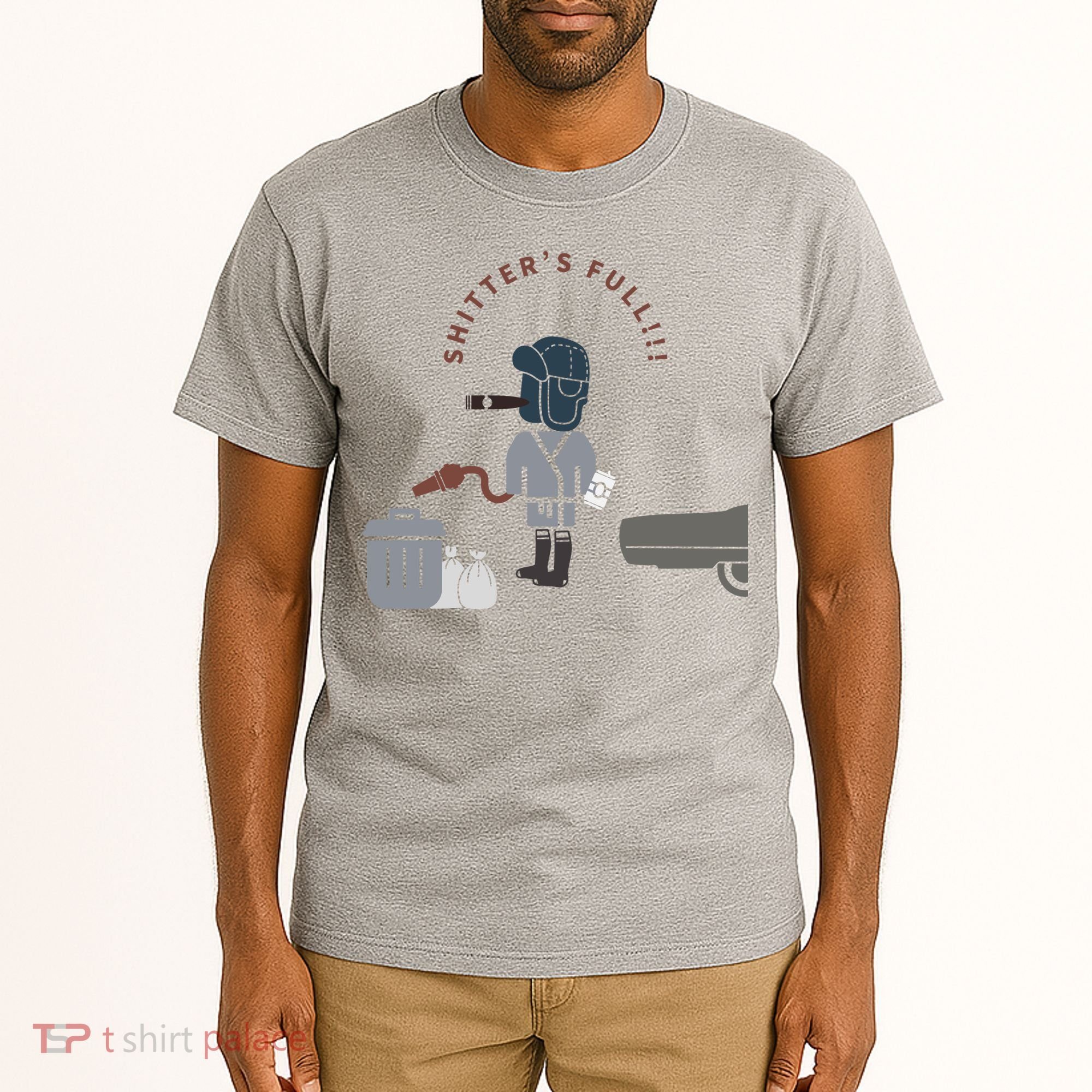 Shitter’s Full!!! Cousin Eddie Tall T-Shirt