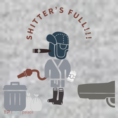 Shitter’s Full!!! Cousin Eddie Tall T-Shirt