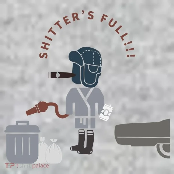 Shitter’s Full!!! Cousin Eddie Toddler T-Shirt