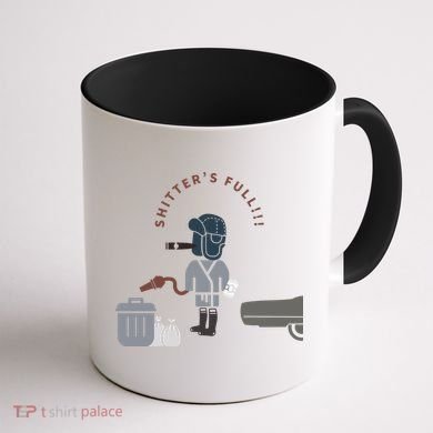 Shitter’s Full!!! Cousin Eddie Coffee Mug back