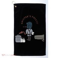 Shitter’s Full!!! Cousin Eddie Golf Towel thumb 0