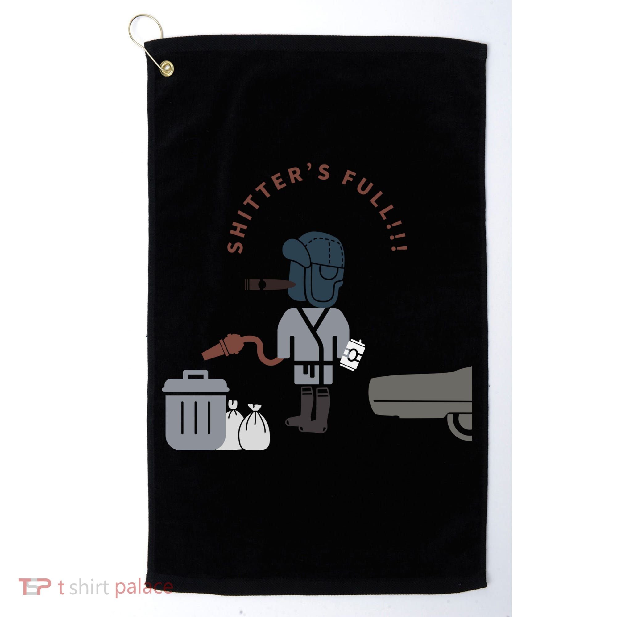 Shitter’s Full!!! Cousin Eddie Golf Towel
