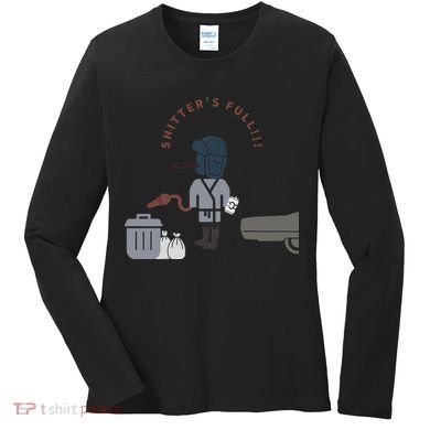 Shitter’s Full!!! Cousin Eddie Women's Long Sleeve Shirt