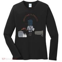 Shitter’s Full!!! Cousin Eddie Women's Long Sleeve Shirt thumb 0