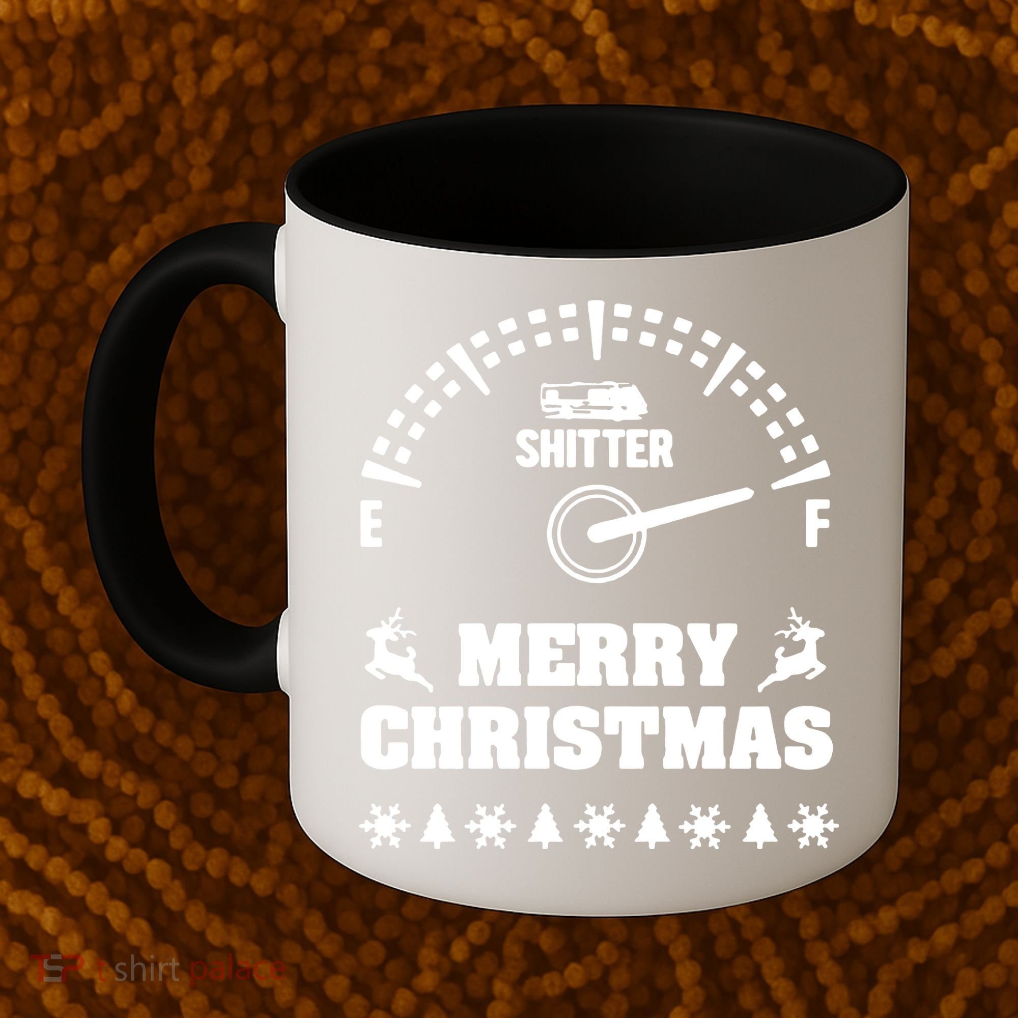 Shitters Full Christmas Coffee Mug