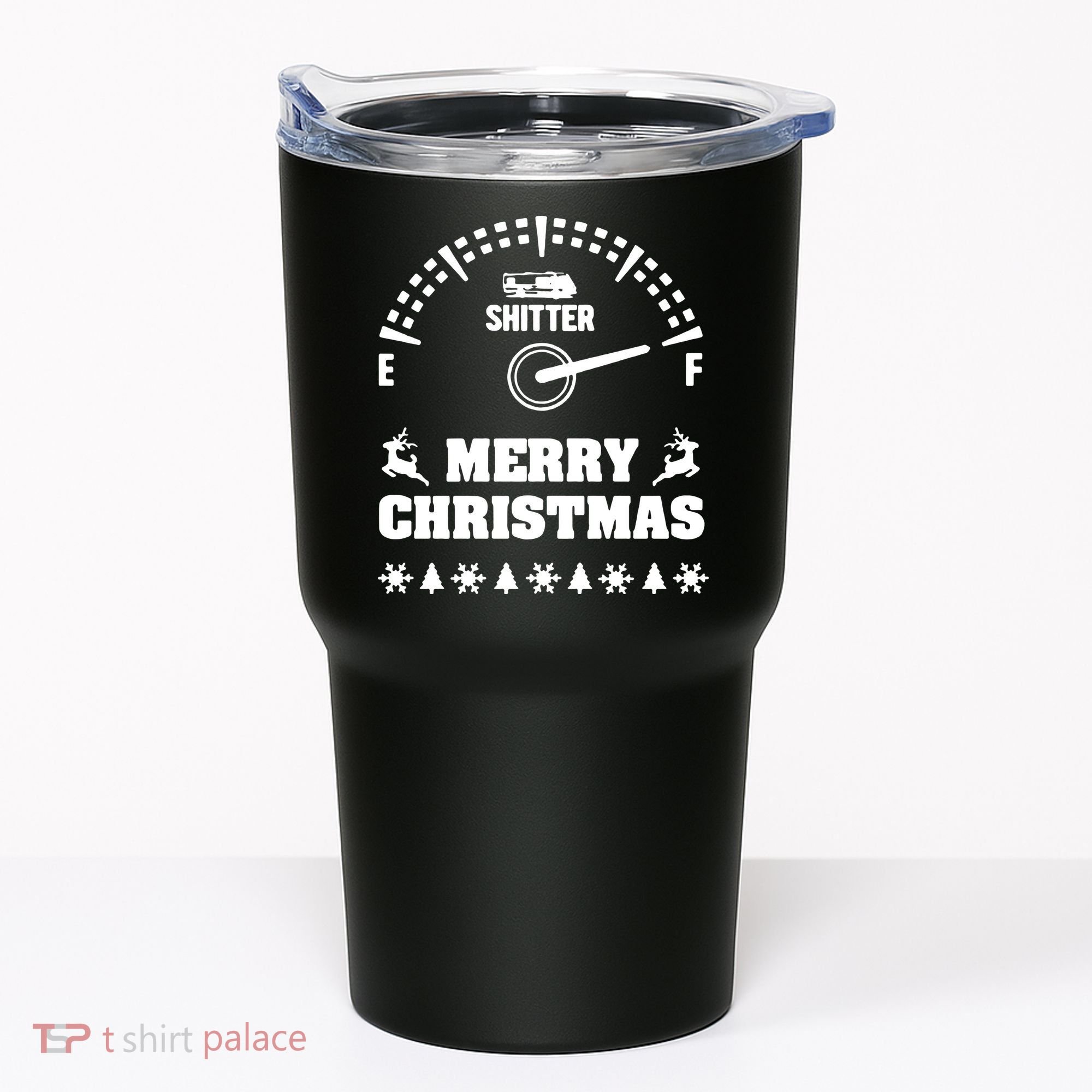 Shitters Full Christmas Tumbler