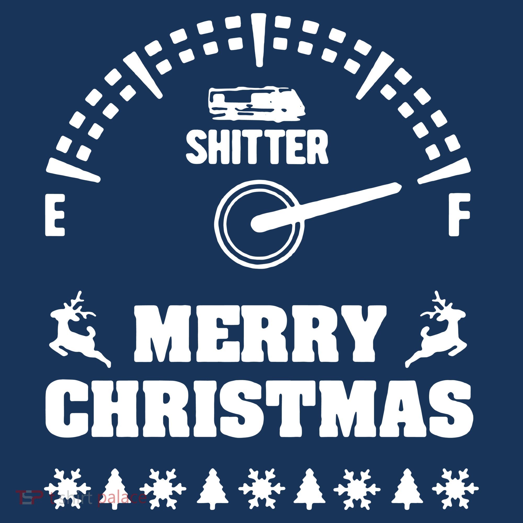 Shitters Full Christmas Doggie Tank