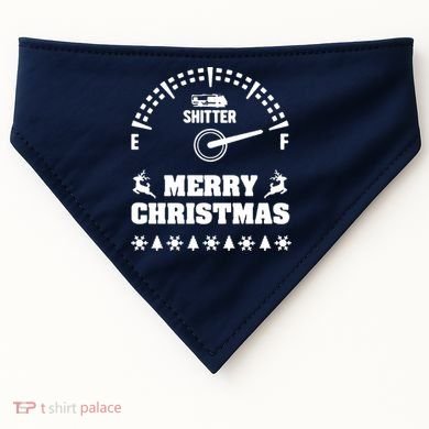 Shitters Full Christmas USA-Made Doggie Bandana